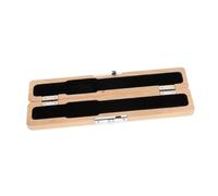 ibasenice 1pieza Estuche De Almacenamiento Para Cabeza De Flauta Premium Caja De Protección De Madera Natural Para Accesorios De Flauta