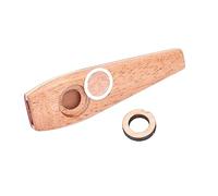 ibasenice 1pieza Kazoo De Madera Educativo Para Principiantes Acompañamiento Creativo Para Guitarras y Ukuleles Instrumento Musical Sin Teoría Juguete
