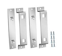 ibasenice 2 Juegos Soporte para Pajarera Montado Estaca De Casas De Pájaros para Exteriores Colgador De Casa Percha Afuera Colgante Anidando Nido Montar Acero Inoxidable Silver
