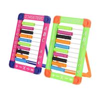 ibasenice 2 Piezas Abaco Aritmético Infantil con Base Juguete Educativo de Cálculo para Aprendizaje de Matemáticas Colores Aleatorios para Niñas Color Aleatorio Color Aleatorio