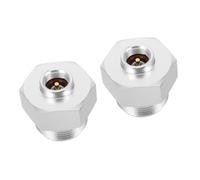 ibasenice 2 Piezas Adaptador De Conector De Cilindro De Gas Exterior Tanque Cámping Adaptador De Botella Suministro para Acampar Accesorio para Acampar 6061 Aluminio