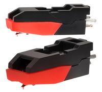 ibasenice 2 Piezas Aguja Para Tocadiscos Puntas De Rubí, Cartuchos De Aluminio Para Fonógrafo Vintage, Repuesto Para Tocadiscos De Vinilo, Accesorio Piezoeléctrico Compatible