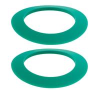 ibasenice 2 Piezas Anillos de Entrenamiento para Golf, Anillo de Putting Hoyo, Color Verde, Portátil y Resistente para Práctica Interior y Exterior en Casa, Oficina y Campo de Golf