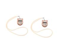 ibasenice 2 Piezas bar carlin instrumentos musicales pequeño piano collar para niño casa kalimba pequeña kalimba para principiantes música instrumento musical Accesorios