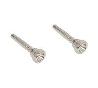 ibasenice 2 Piezas Boquilla De Trompeta Plateada/dorada Boquilla De Trompeta Bb Plateada Estuche De Trombón Boquilla De Trompeta Boquilla De Bobby Shew Bugle Pequeña 3c Bocina