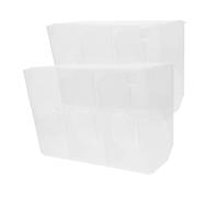 ibasenice 2 Piezas Comedero Colgante para Pájaros Reutilizable Alimentador Automático de Plástico para y Perdices Caja Dispensadora de Comida para Jaula Fácil de Limpiar y Práctico para y