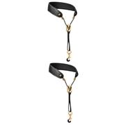 ibasenice 2 Piezas Correa de saxofón Accesorios para saxofón partes de saxo correas de saxofón de saxo correa para saxo correas saxo alto tenor soprano accesorio de saxofón Piel