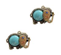 ibasenice 2 Piezas de Clip de Bálsamo de Perfume de Elefante para Coche con de Imitación Decorados Difusor de Perfume Sólido para Aire Acondicionado de Vehículo Automático