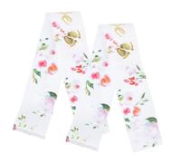 ibasenice 2 Piezas de futura mami para ser faja de flores accesorio para fotografía de cinturon decoración decoraciones faja de shower bebé