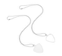 ibasenice 2 Piezas De Reproductores De Música Colgante Transparente Fácil Y Práctico Guitarra Portátil Elegante Accesorio Guitarristas Transparente - Cadena De Plástico Joyería Amante