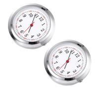 ibasenice 2 Piezas Esfera de Reloj de Enfermería de Cuarzo para Bricolaje DIY, Vidrio Transparente y Diseño Conciso, Fácil de Llevar para Crear Relojes Únicos Varios Estilos