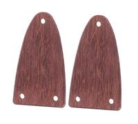 ibasenice 2 Piezas Fundas de Madera para Varilla de Armadura de Guitarra Decorativas de Repuesto para Partes de Instrumentos Musicales Cubiertas de Tensor de Guitarra Eléctrica Uso Tocadas M