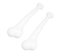 ibasenice 2 Piezas Huesos de Plástico para Decoración de Halloween, Accesorios Terroríficos para Fiestas y Bares, Color Claro, Ambiente Espeluznante para Casa Embrujada