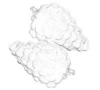 ibasenice 2 Piezas Jarrones de Colgantes Forma de Decorativos para Jardinería Hidropónica Adornos de Interior Macetas Transparentes para Plantas