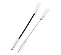 ibasenice 2 Piezas Kit De Limpieza Para Saxofón Cepillos De Pelo Natural Cepillo Para Boquilla De Clarinete Herramienta De Mantenimiento Para Saxofón Tenor