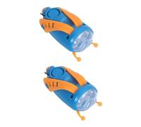 ibasenice 2 Piezas Little Bee Car Light luz de Bicicleta Cuerno de Bicicleta luz de la Bici Frente lámpara Luces de Bicicleta luz de la Cabeza de la Bicicleta Faro de Bicicleta AbS