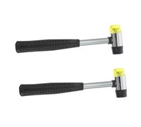 ibasenice 2 Piezas Martillo de Guitarra de Plástico Negro Herramienta de Reparación de Guitarras Martillo de Luthier Eléctrico para Instalación de Trastes