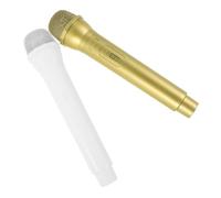 ibasenice 2 Piezas Micrófono de Juguete Realista Accesorio Portátil de Plástico para Karaoke Fiesta Infantil Cosplay y Representación Escénica