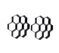 ibasenice 2 Piezas Molde de Pavimentación de Plástico para Herramienta de Hormigón Diy para Pasarelas Patios y Caminos Diseño y