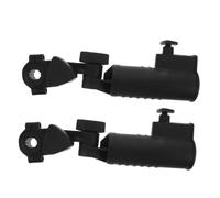 ibasenice 2 Piezas paragüero de Golf Accesorio de Golf Carrito Porta Paraguas Carro Paraguas Soporte Abrazadera AbS Negro