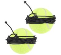ibasenice 2 Piezas Pelotas de Tenis de Entrenamiento Unidades para Perros Juguete Interactivo Resistente y Ligero para Tu Mascota