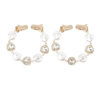 ibasenice 2 Piezas Pinza para Chal Diseño Barroco Pinzas para Suéteres y Cárdigans Perlas para Vestidos y Camisas Estilo Aleatorio