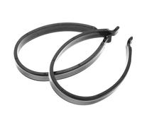 ibasenice 2 Piezas Pinzas Reflectantes para Pantalones de Ciclismo Bandas Ajustables de Seguridad para Tobillos Accesorios y Cómodos para Bicicleta Unidades