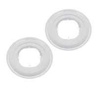 ibasenice 2 Piezas Protector de Volante de Bicicleta Abs Blanco, Cubierta de Radios de Bicicleta para Proteger los Radios Cable del Buje Trasero, para Bici y Ciclismo