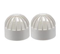 ibasenice 2 Piezas PVC Permeable Cover Fish Tank Overflow Filter Screen Water Tank Net For Aquarium and Seafood