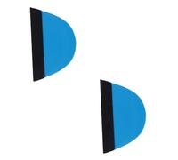 ibasenice 2 Piezas Rasqueta Semicircular de Plástico para Aplicar Vinilo Coches Herramienta de Decal con de Fieltro para Instalación de Películas Automóviles y Eliminación de Adhesivos