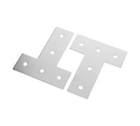 ibasenice 2 Piezas Shaped Metal Frame Parts For RC Car Axle Bracket For DIY Robot Building Kit Model Engineering Components Reinforced Structural Pieces Model Cars