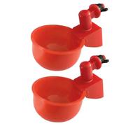 ibasenice 2 Piezas Tazón Automático para Aves de Corral Bebedero de Agua para Pollos y de Limpiar Diseño Resistente al Sol para Gallinas y Aves de