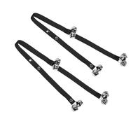 ibasenice 2 Piezas Timbres para Perros Ajustables con Cuerda Resistente de Campanas para Entrenamiento de Baño Comunicación Efectiva para Cachorros y Gatos Accesorios Duraderos para Puertas