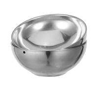 ibasenice 2 Piezas Truco Mágico Agua Apareciendo de Cuencos Vacíos Acero Inoxidable para Espectáculos y Fiestas