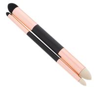 ibasenice 2 Pinceles para Difuminar y Dibujar Diseño de Doble Punta, Esponja y Fieltro, Herramienta Versátil para Bocetos y Creación Artística, Paquete de 2 Piezas
