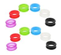 ibasenice 2 Series Anillo Protector De Dedos De Silicona Para Tijeras De Peluquería Set Para Cuidado De Mascotas Y Profesional Accesorios Antideslizantes Y Confortables Para 12 Piezas*2