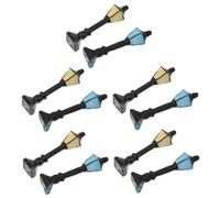 ibasenice 2 Series Miniatura De Farolas para Decoración De Jardín Luz para Paisajismo DIY Accesorios De Casa De Muñecas Azul Estilos Aleatorios 10 Piezas*2