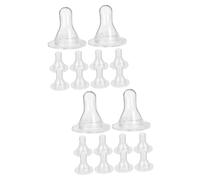 ibasenice 2 Series Tetinas De Silicona Para Biberón De Corderos De Repuestos Duraderos Para Alimentación De Ganado Juvenil Compatibles Con Botellas De Leche Para Ovejas Y 10 Piezas*2