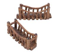 ibasenice 2 Unidades Decoración De Jardín Zen Maqueta Pecera Adornos De Paisaje En Miniatura Decoración De Micropaisajes Accesorios De Casa De Muñecas Light Brown