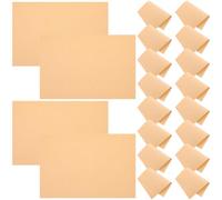 ibasenice 20 Alfombrillas de Papel con Textura de Grava para pájaros, reves | Almohadillas de papel con textura de grava para las garras del de los loros, almohadillas de papel de lija recortables de 17x
