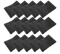 ibasenice 20 Brazaletes Funerarios de Tela Negra para Ceremonias de Luto y Servicios Conmemorativos, Brazaletes Conmemorativos sin Texto para Funerales de Memoria, Paquete de 20 Piezas