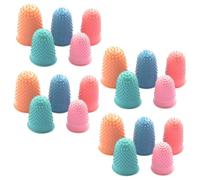 ibasenice 20 Fundas Protectoras para Dedos y Cubiertas Antideslizantes Elasticidad y Fácil Limpieza para Uso en Manualidades y Oficina