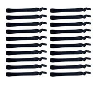 ibasenice 20 Gomas Elásticas Pelo para Hombres Diseño Simple, Material de Caucho, Piel Amable y Ajuste para Entrenamiento Deportivo y Running
