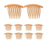 ibasenice 20 peines laterales franceses para mujer y niña: peines laterales franceses de sujeción fuerte con 7 dientes - tocados de plástico para peinar el flequillo, ideales para mujeres y niñas,
