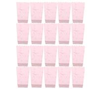 ibasenice 20 piezas Cajas de Almacenamiento de Dulces con Lazo Rosa para Fiestas Graduaciones de Cine Diseño Elegante y para Snacks y