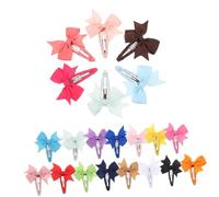 ibasenice 20 piezas Clips de Pelo para Niñas con Decorativos Colores Surtidos Fijación Firme y Ligera para Uso Diario y Fiestas