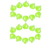 ibasenice 20 Piezas Conjunto de Conos de Entrenamiento de Agilidad para Patinaje y Fútbol Marcadores Altura Color Verde Prácticas Interiores y Exteriores Resistente y Visible