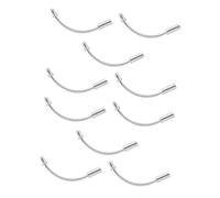 ibasenice 20 Piezas De Tubo De Freno De Aluminio Doblado Guía De Tubo De Freno Cable De Freno Piezas De Bicicleta Línea De Freno De Bicicleta Aleación De Aluminio Plata