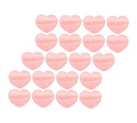 ibasenice 20 Piezas Joyería Autosealables Forma de Corazón Compactas y Portátiles para Almacenamiento Seguro de Pendientes Anillos y Pequeños Accesorios Diseño Reutilizable y Fácil de Abrir