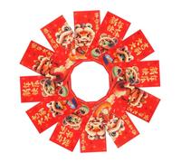 ibasenice 20 Piezas Paquete Rojo Del Año Serpiente Sobres De Estilo Chino Sobres De Color Rojo Perfectos Festival De Primavera Bodas Cumpleaños Eventos Regalos De Dinero Suerte Año Lunar